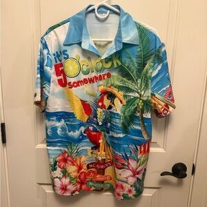 Tropical Parrot Men's Hawaiian Shirt